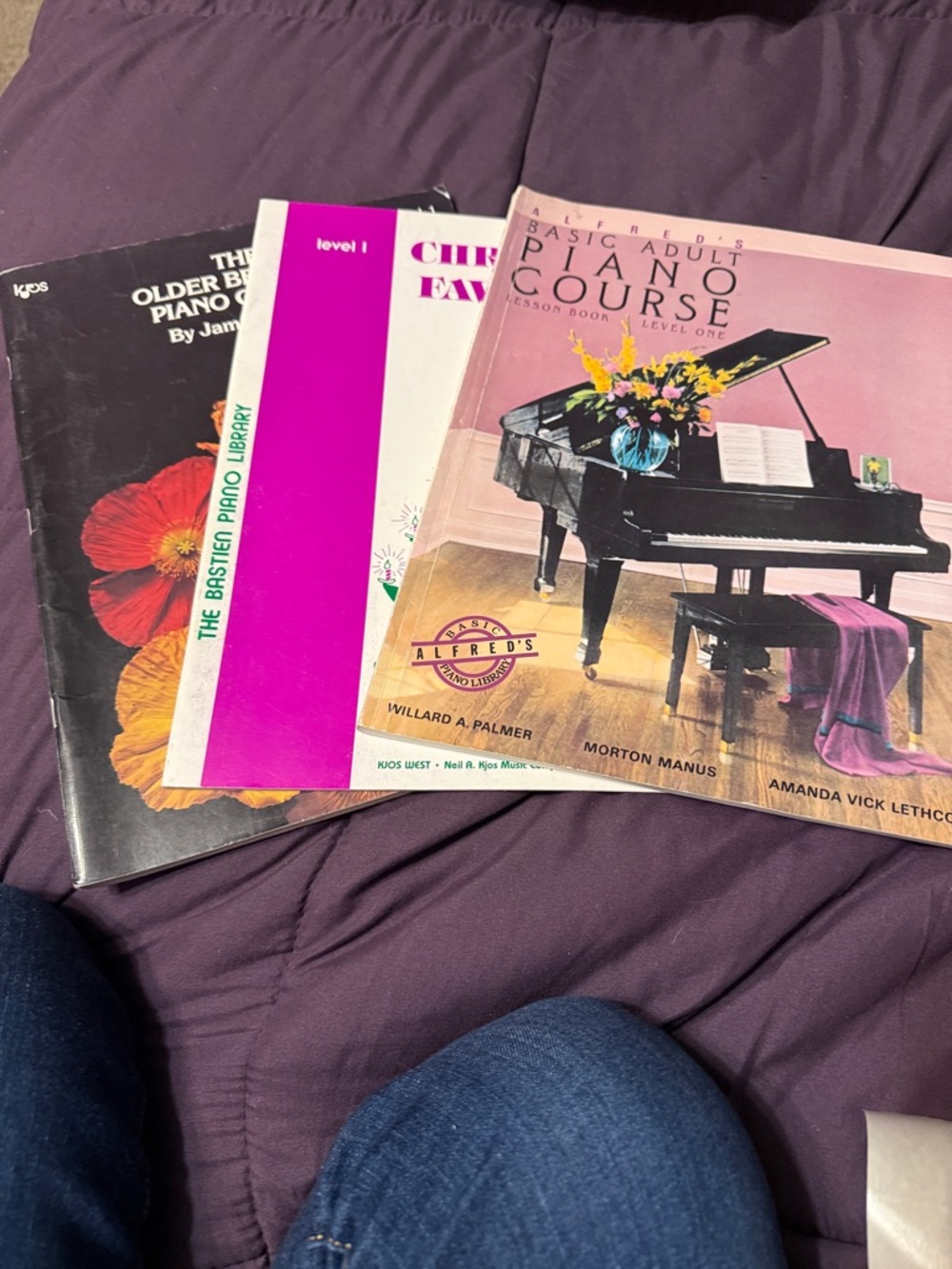 1 Alfred Piano Course Book 2-Bastien piano books Level 1‎ - there are 3 total